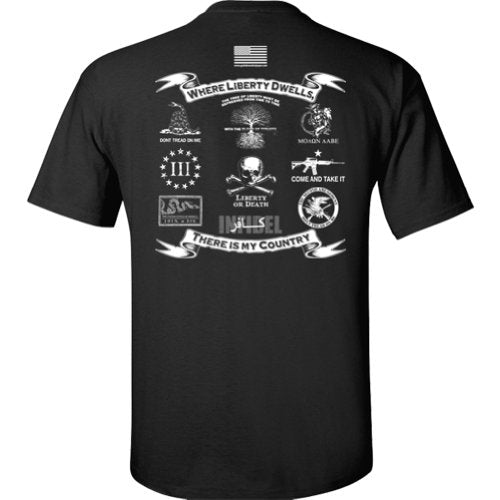Gadsden and Culpeper Men's Logo T-shirt - 4XL