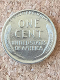 1943 Steel Penny With Display