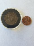 1851 U.S. Large Cent With Collectible Capsule Display