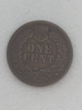 1891 Indian Head Penny with Display Case