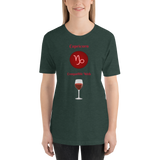 Capricorn Compatible With Wine Unisex T-Shirt