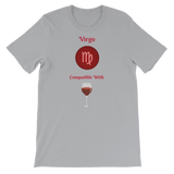 Virgo Compatible With Wine Unisex T-Shirt