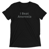 I Beat Anorexia t-shirt (available in 2x, 3x, and 4x only)